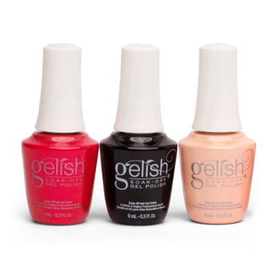 Gelish Medium Coffin Stiletto Nail Kit w/ Polish Sealer & Forever Fabulous Set