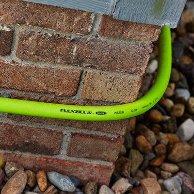 Flexzilla 120"x0.63" Heavy Duty and Lightweight Garden Lead In Hose, Green(Used)