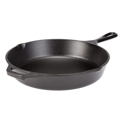 Lodge L6SK3PLT 9 Inch Pre Seasoned Cast Iron Skillet Pan with Assist Handle