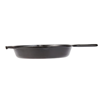 Lodge L6SK3PLT 9 Inch Pre Seasoned Cast Iron Skillet Pan with Assist Handle