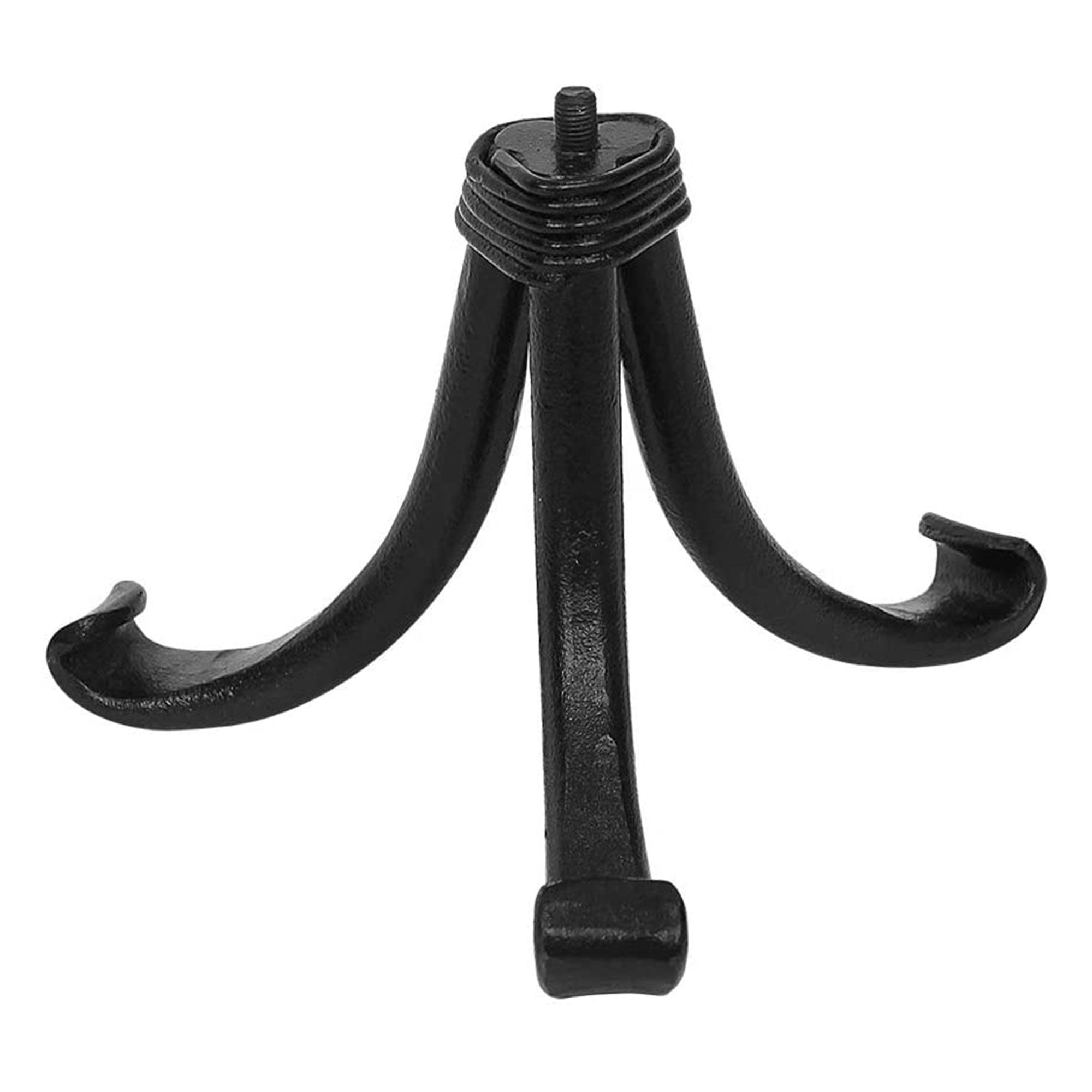 Achla Designs Hand Blown Crackle Glass Garden Birdbath with Tripod Stand, Red - VMInnovations