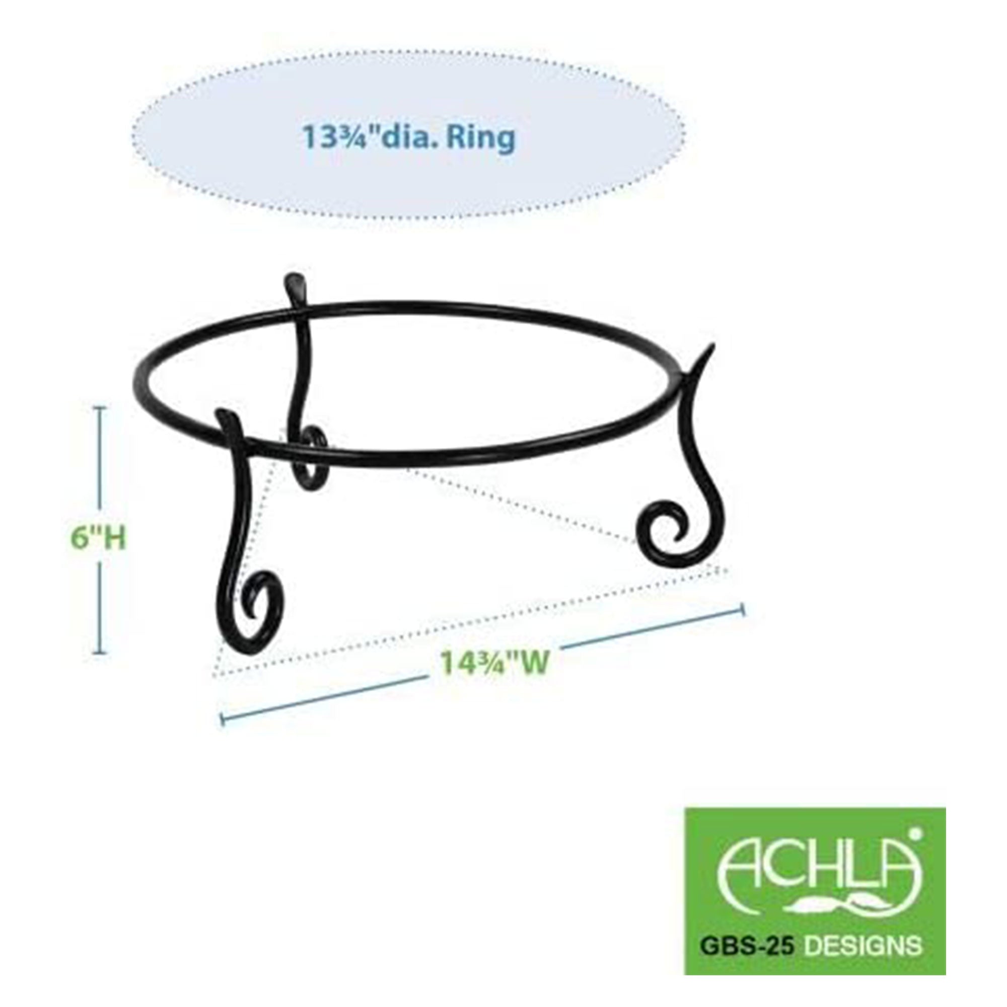 Achla Designs Hand Blown Glass Garden Birdbath with Miniature Stand, Cobalt Blue