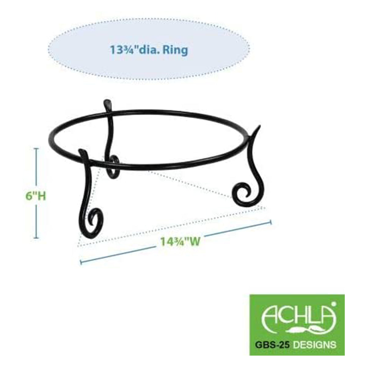 Achla Designs Hand Blown Glass Garden Birdbath with Miniature Stand, Mandarin
