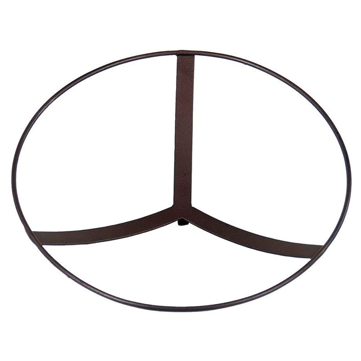 Achla Designs 14 Inch Hand Blown Glass Birdbath with Stake, Mandarin (Open Box)