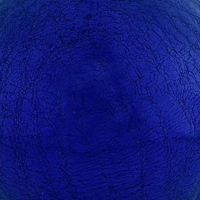 Achla Designs 6 Inch Gazing Glass Crackle Globe Sphere Garden Ornament, Blue