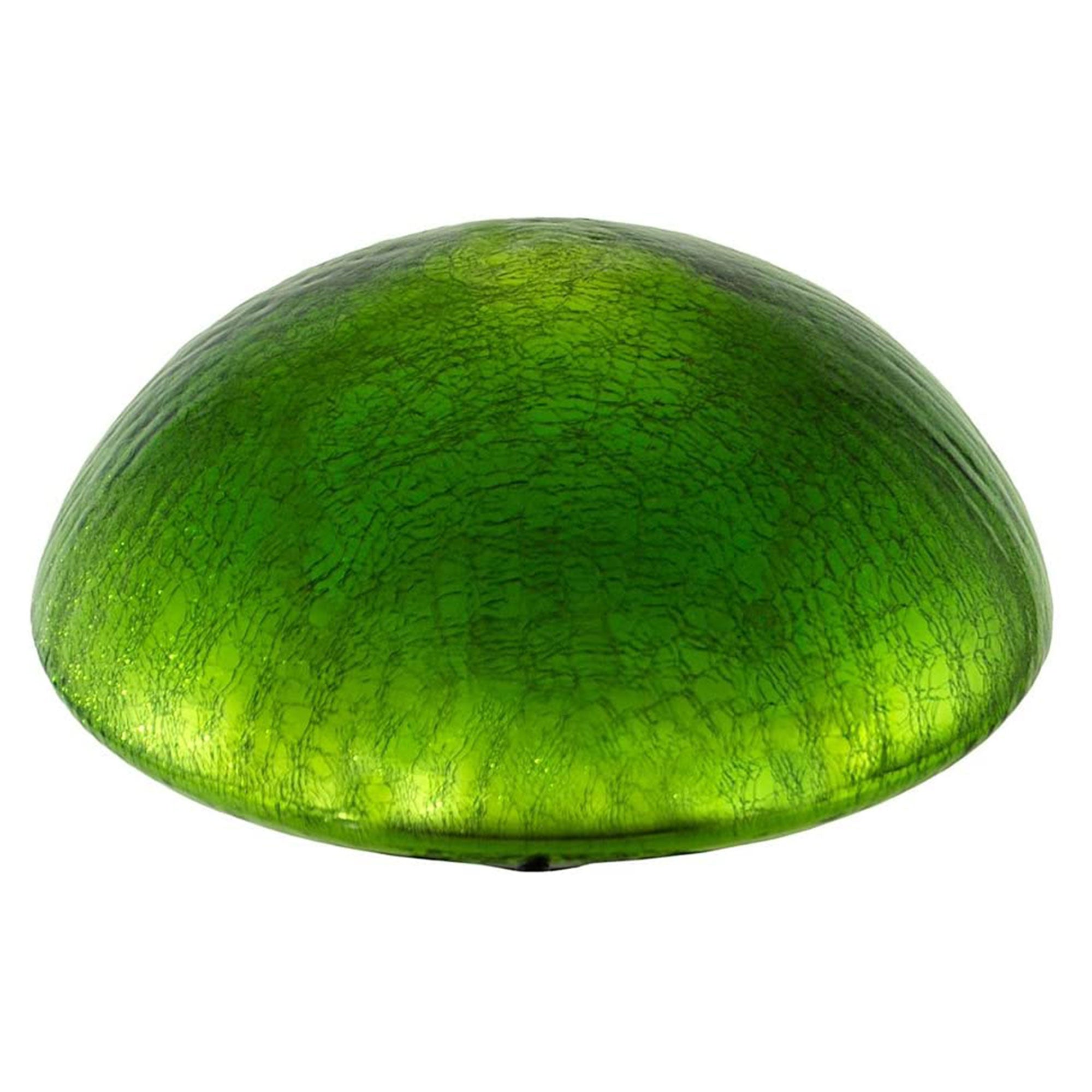 Achla Designs Crackle Glass Garden Toadstool Gazing Ball, 9 Inch, Fern Green - VMInnovations