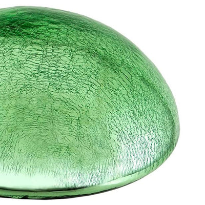 Achla Designs Crackle Glass Garden Toadstool Gazing Ball, 9 Inch, Light Green