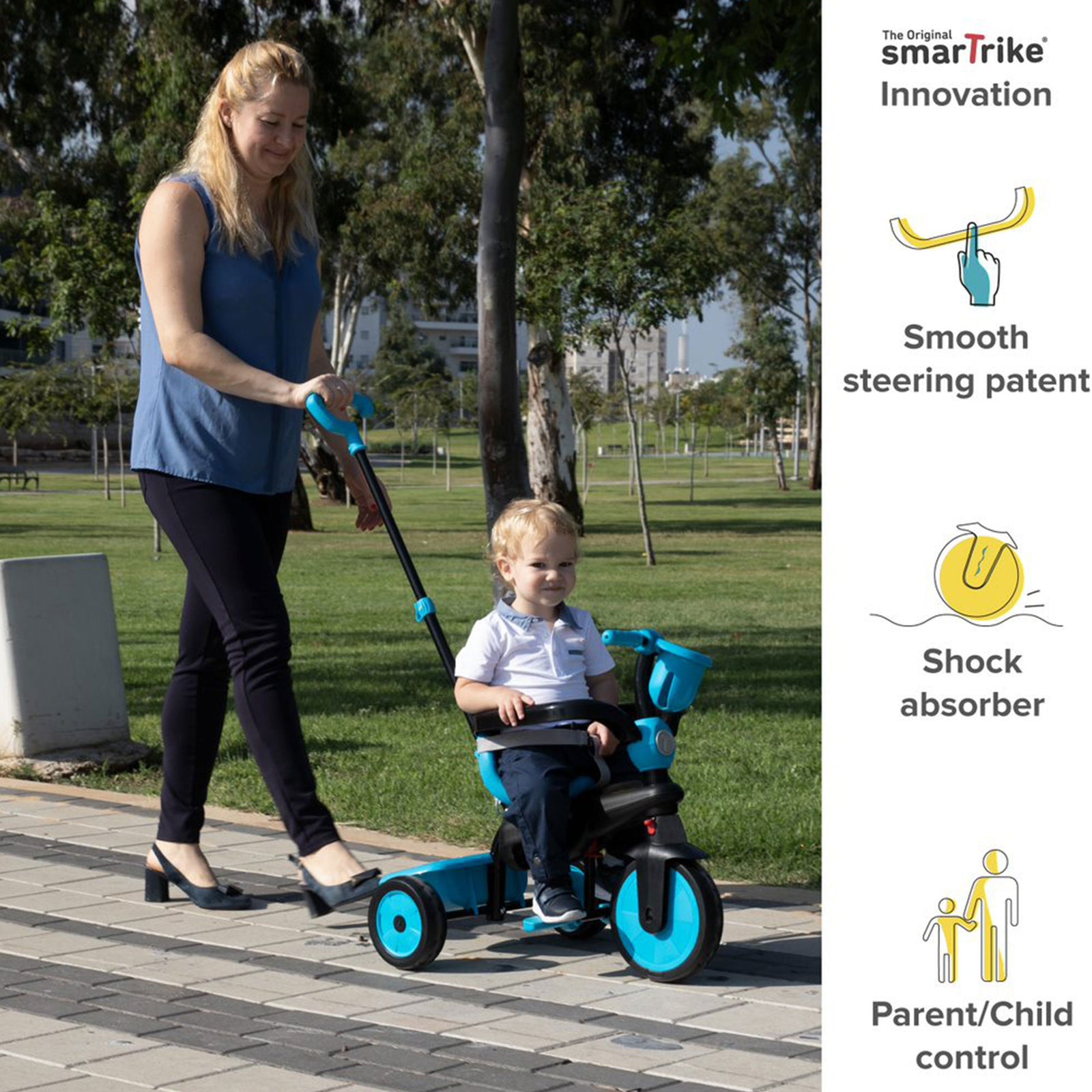 smarTrike Multi Stage Breeze Toddler Tricycle for Age 15 to 36 Months (Open Box) - VMInnovations