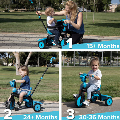 smarTrike Multi Stage Breeze Toddler Tricycle for Age 15 to 36 Months (Open Box) - VMInnovations
