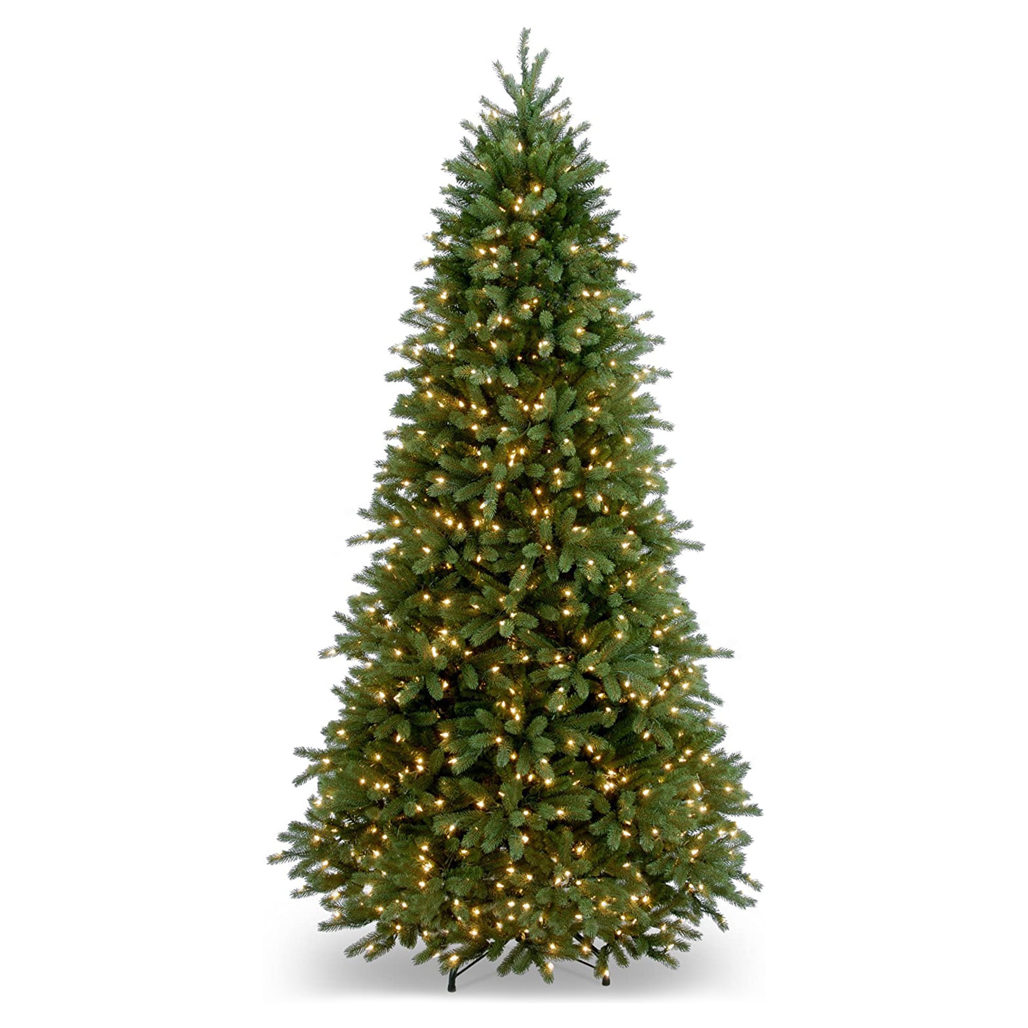 National Tree Company Jersey Frasier Fir 7.5' Clear White Prelit Christmas Tree