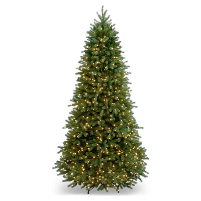 National Tree Company Jersey Frasier Fir 7.5' Clear White Prelit Christmas Tree