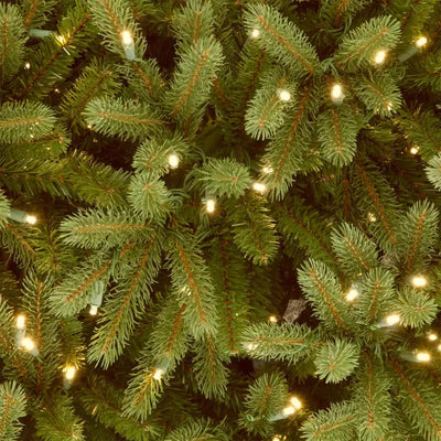 National Tree Company Jersey Frasier Fir 7.5' Clear White Prelit Christmas Tree