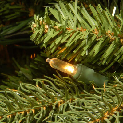 National Tree Company Jersey Frasier Fir 7.5' Clear White Prelit Christmas Tree