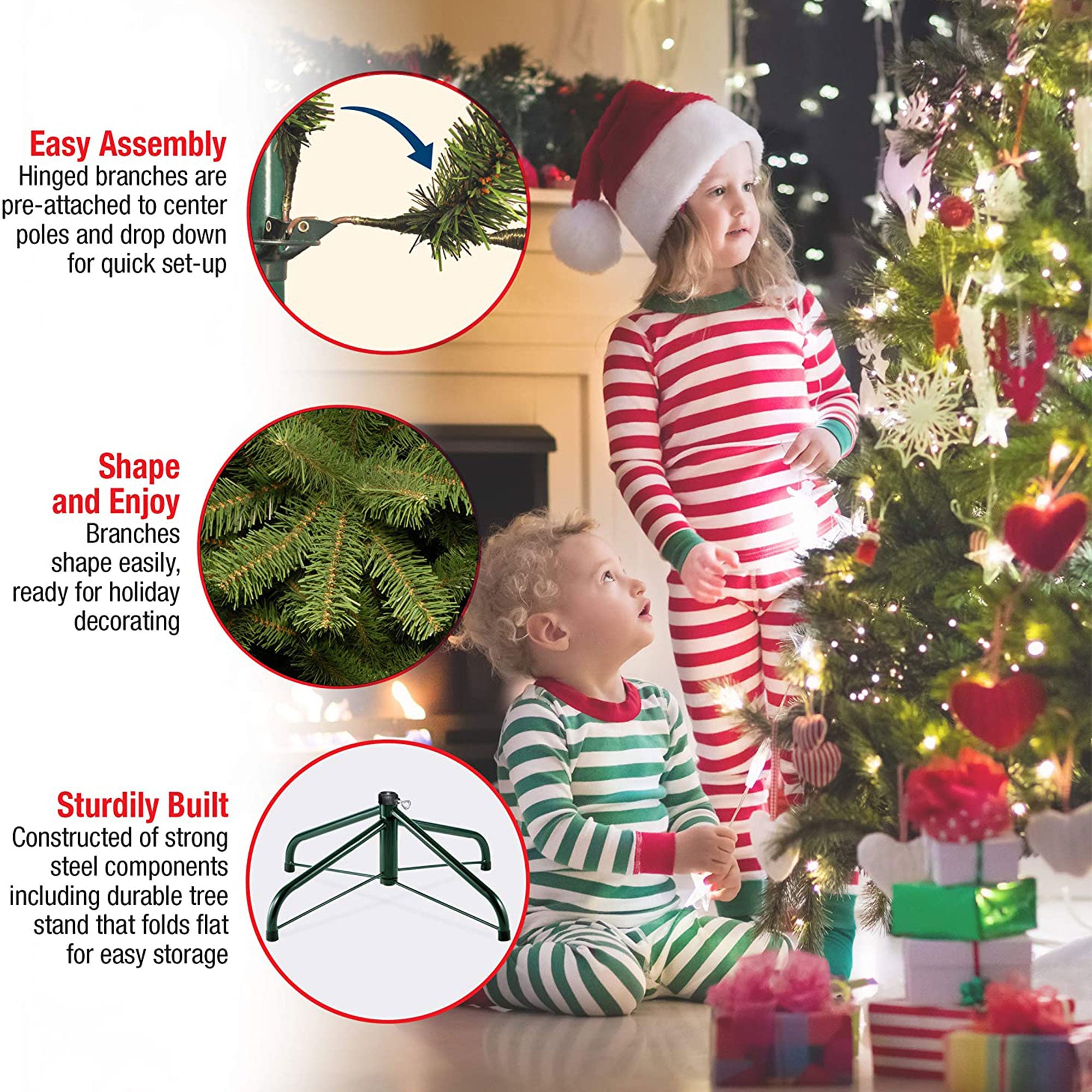 National Tree Company Slim Dunhill Fir 9-Foot Unlit Artificial Christmas Tree