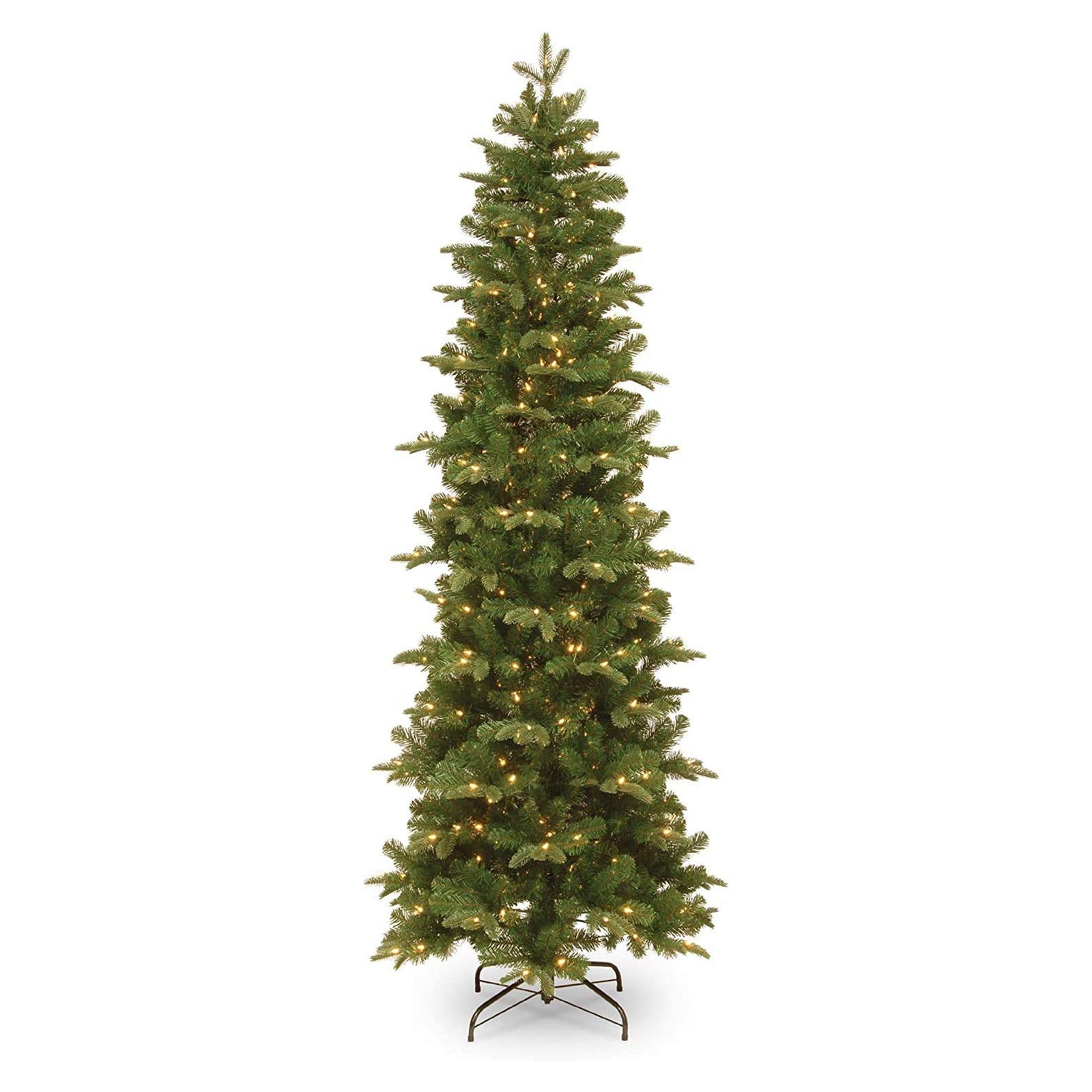 National Tree Company 6.5 Ft Slim Pre Lit Artificial Christmas Tree (Open Box) - VMInnovations