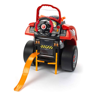 Theo Klein Interactive Toy Car and Engine Service Station Play Set (Open Box) - VMInnovations