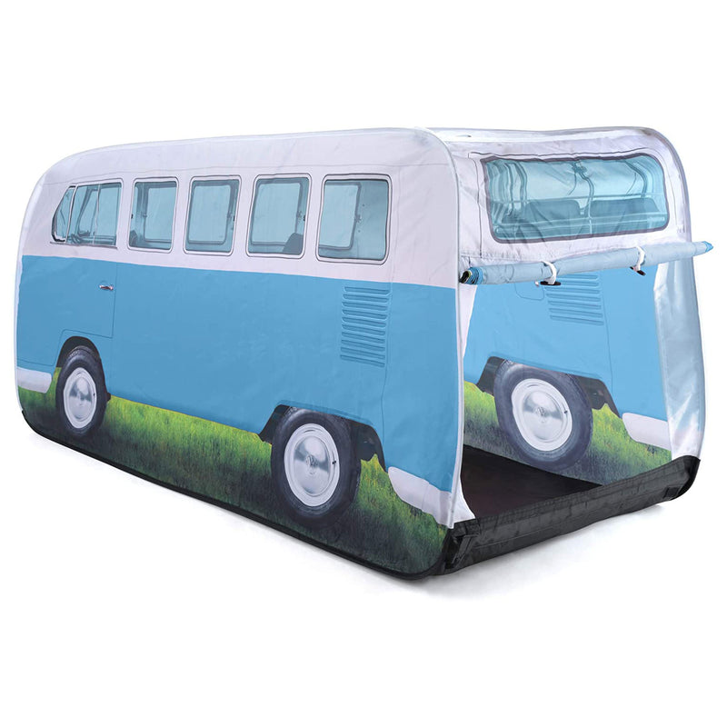 VW Licensed Range Kids Pop Up Camper Van Play Tent with Carry Bag, Dove Blue