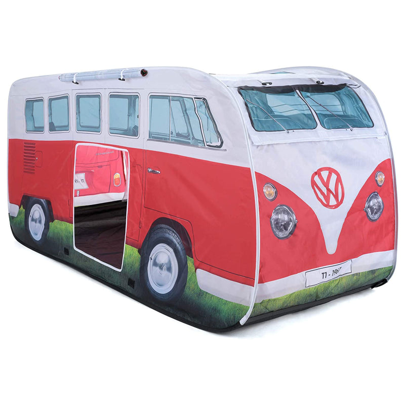 VW Licensed Range Kids Pop Up Camper Van Play Tent with Carry Bag (Used)