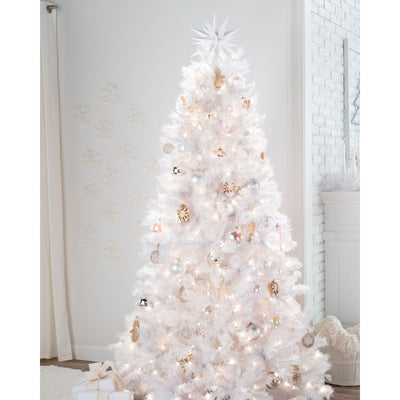 Treetopia Moonlight White 7 Foot Unlit Christmas Holiday Tree w/Stand (Open Box) - VMInnovations