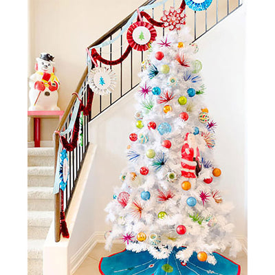 Treetopia Winter White 6 Foot Unlit Christmas Holiday Tree w/ Stand (Open Box) - VMInnovations