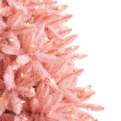 Treetopia Luxe La Vie En Rose 6 Foot Prelit Christmas Tree w/ Stand (Used) - VMInnovations