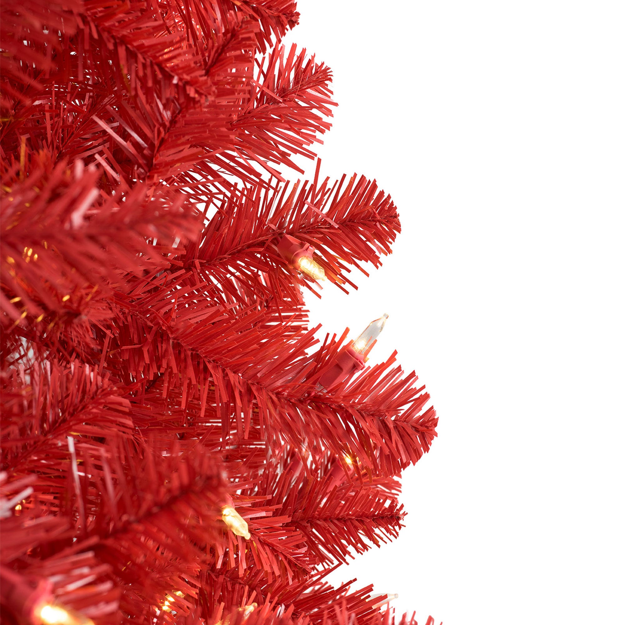 Treetopia Lipstick Red 5Ft Artificial Prelit LED Full Tree w/ Stand (Used) - VMInnovations