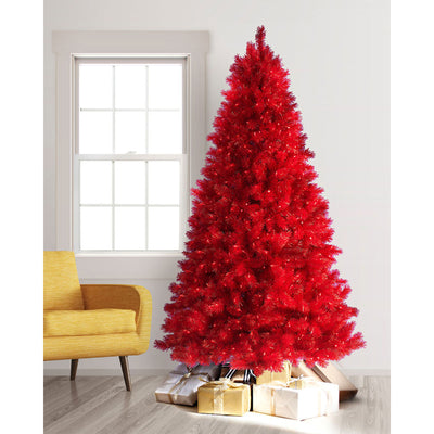 Treetopia Lipstick Red 5Ft Artificial Prelit LED Full Tree w/ Stand (Used) - VMInnovations