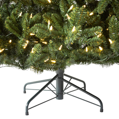 Treetopia Green Alexander Fir 6.5 Ft Artificial Prelit LED Full Christmas Tree