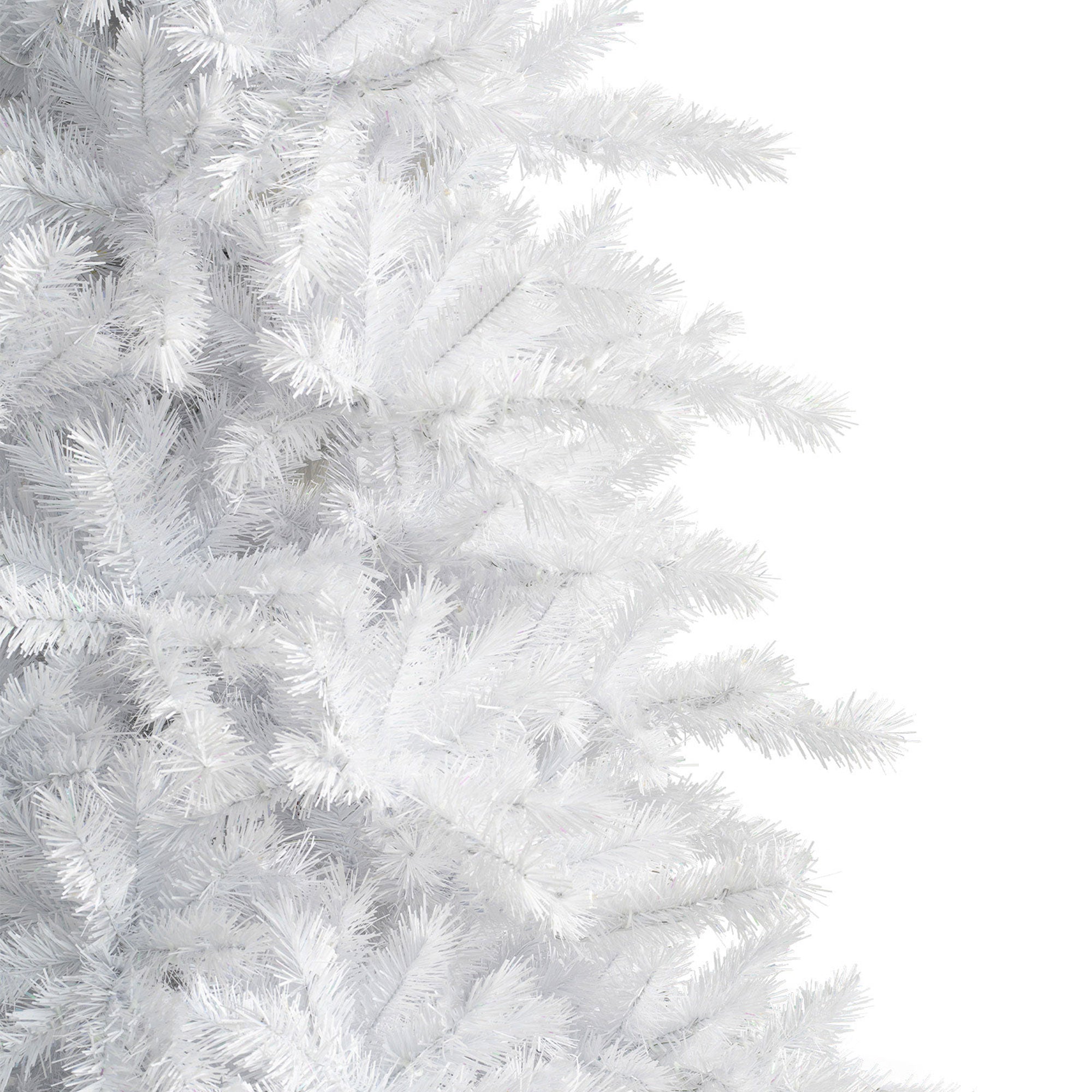 Treetopia Moonlight White 7 Foot Artificial Unlit Christmas Holiday Tree w/Stand - VMInnovations
