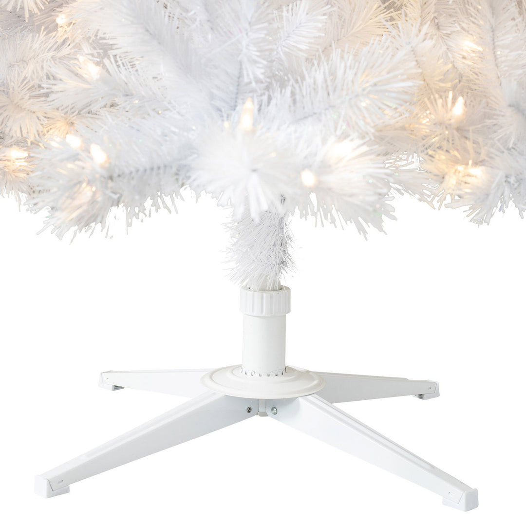 Treetopia Moonlight White 7 Foot Unlit Christmas Holiday Tree w/Stand (Used) - VMInnovations