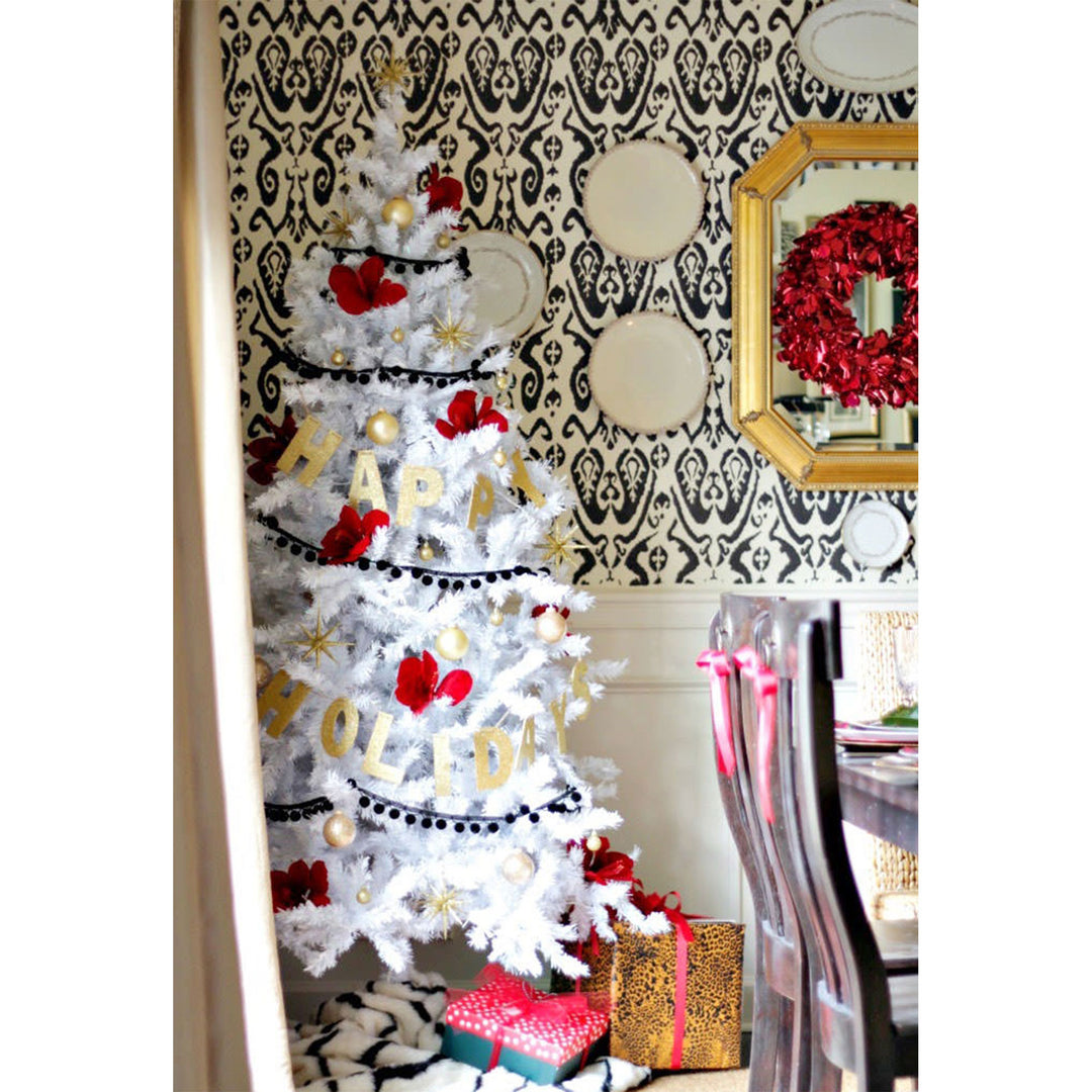 Treetopia Moonlight White 7 Foot Unlit Christmas Holiday Tree w/Stand (Used) - VMInnovations