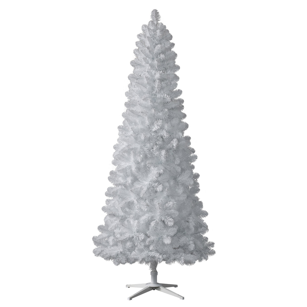 Treetopia All Snowed In White 8 Ft Prelit Slim Christmas Tree w/Stand (Open Box) - VMInnovations