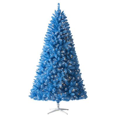 Treetopia It's Azure Thing Blue 5 Foot Artificial Prelit Christmas Tree w/ Stand