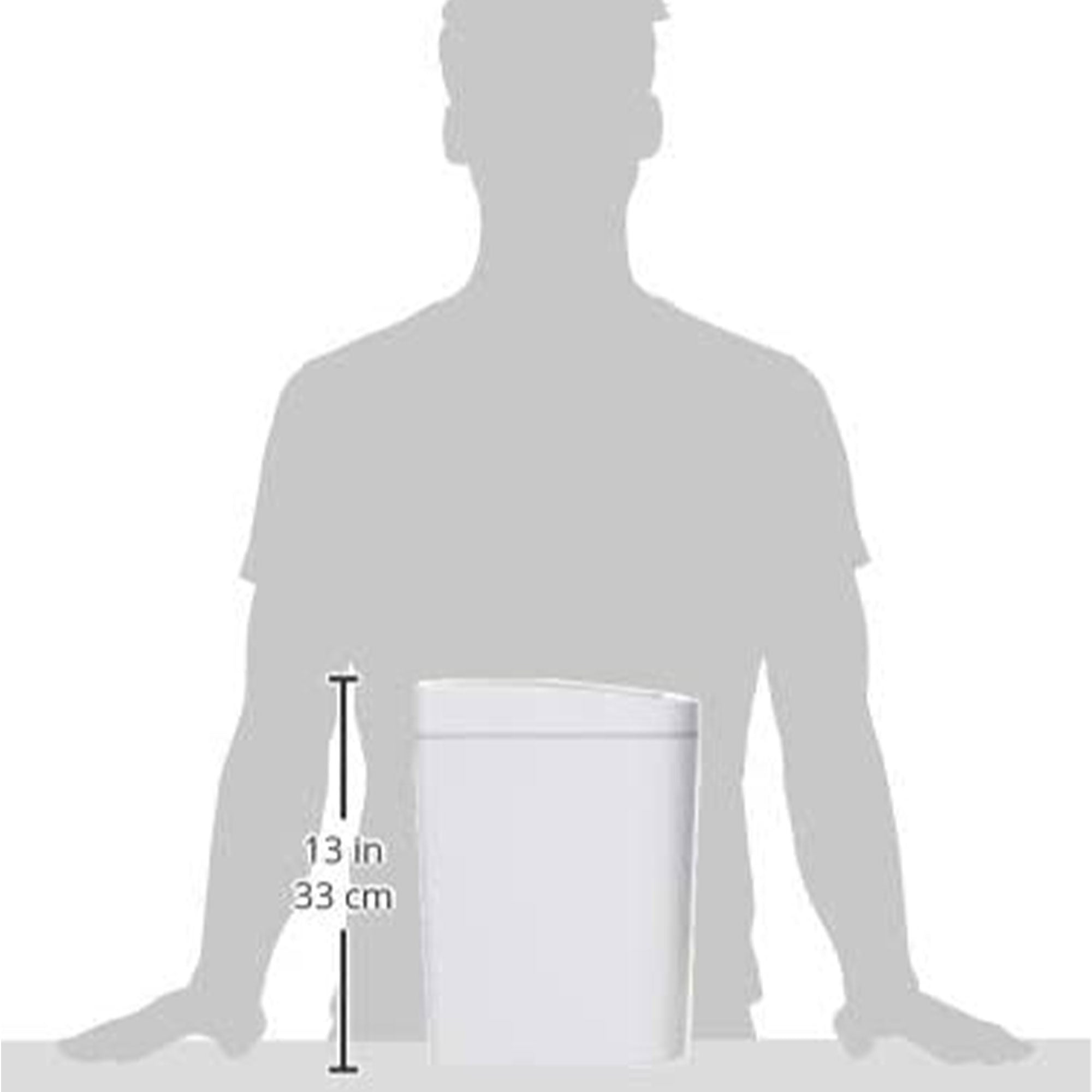 AMZ-7-2 1.8 Gallon Automatic Motion Sensor Compact Trash Can, (Open Box) - VMInnovations
