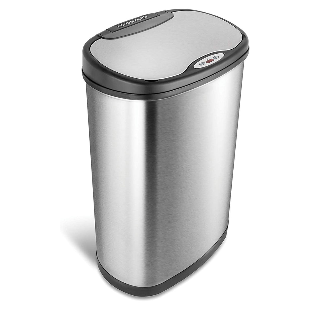 13.2 Gallon Rectangular Motion Sensor Garbage Trash Can w/ Manual Mode (Used) - VMInnovations