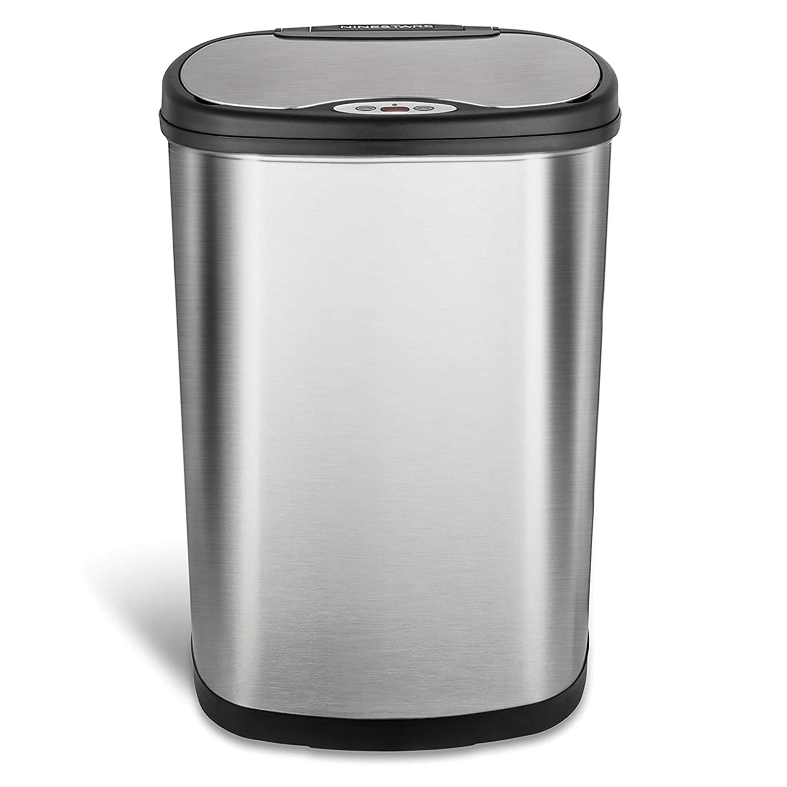 NINESTARS 13.2 Gal Motion Sensor Garbage Trash Can w/ Manual Mode (Open Box) - VMInnovations