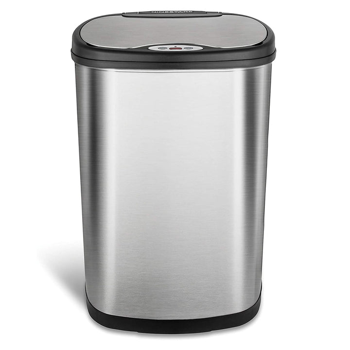 NINESTARS 13.2 Gal Motion Sensor Garbage Trash Can w/ Manual Mode (Open Box) - VMInnovations