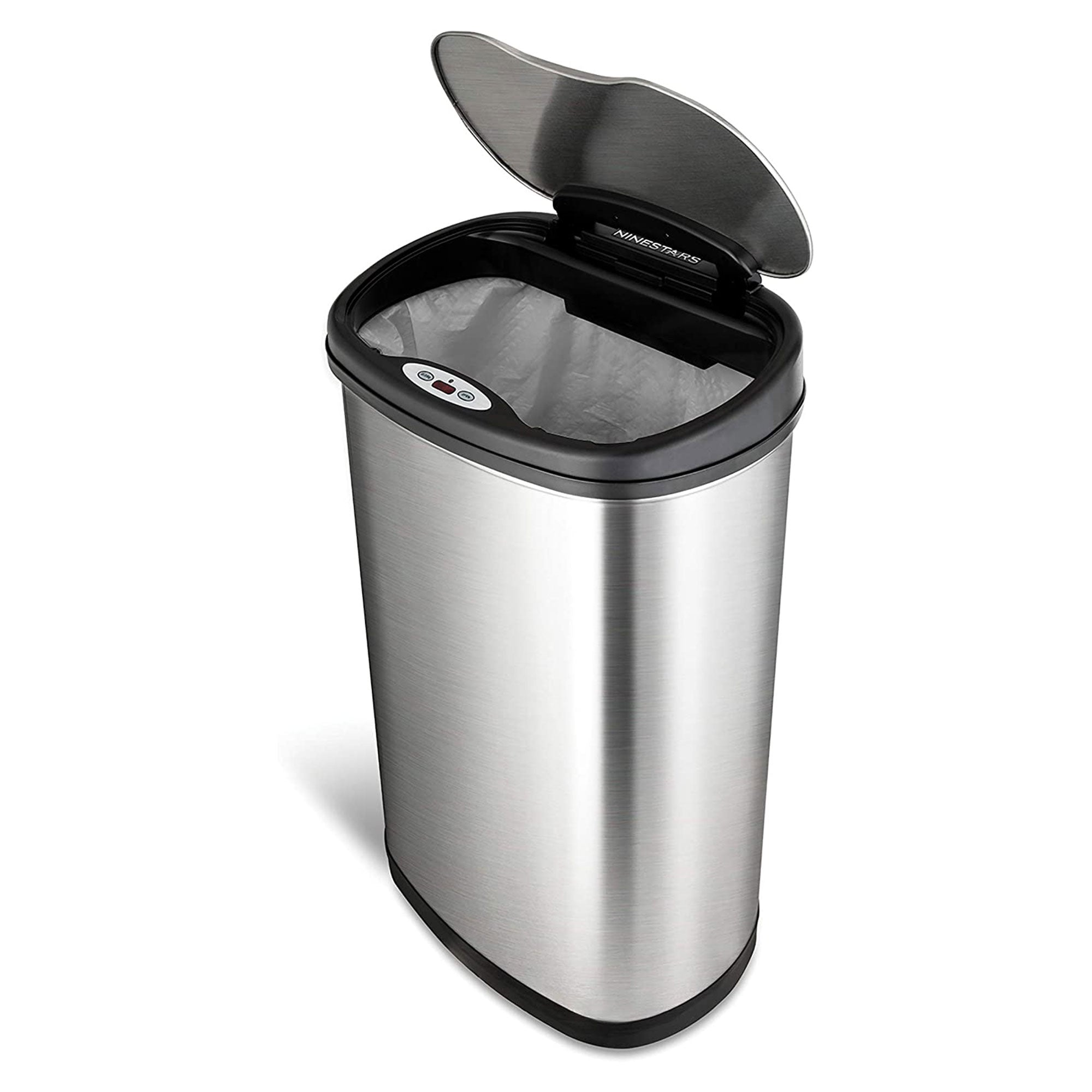 13.2 Gallon Rectangular Motion Sensor Garbage Trash Can w/ Manual Mode (Used) - VMInnovations