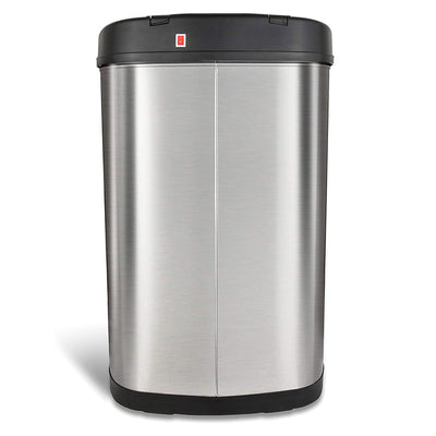 NINESTARS 13.2 Gal Motion Sensor Garbage Trash Can w/ Manual Mode (Open Box)