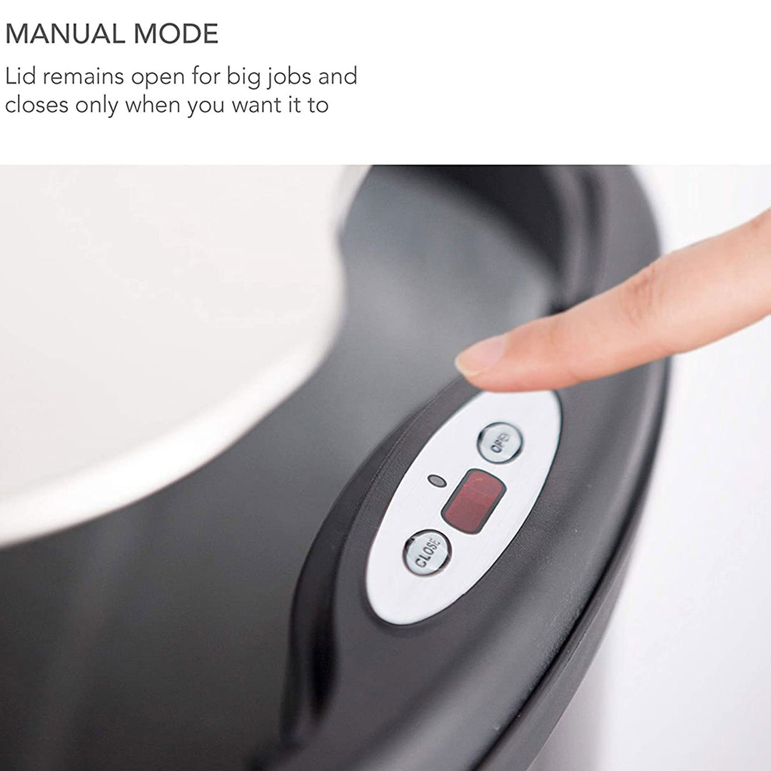 13.2 Gallon Rectangular Motion Sensor Garbage Trash Can w/ Manual Mode (Used) - VMInnovations