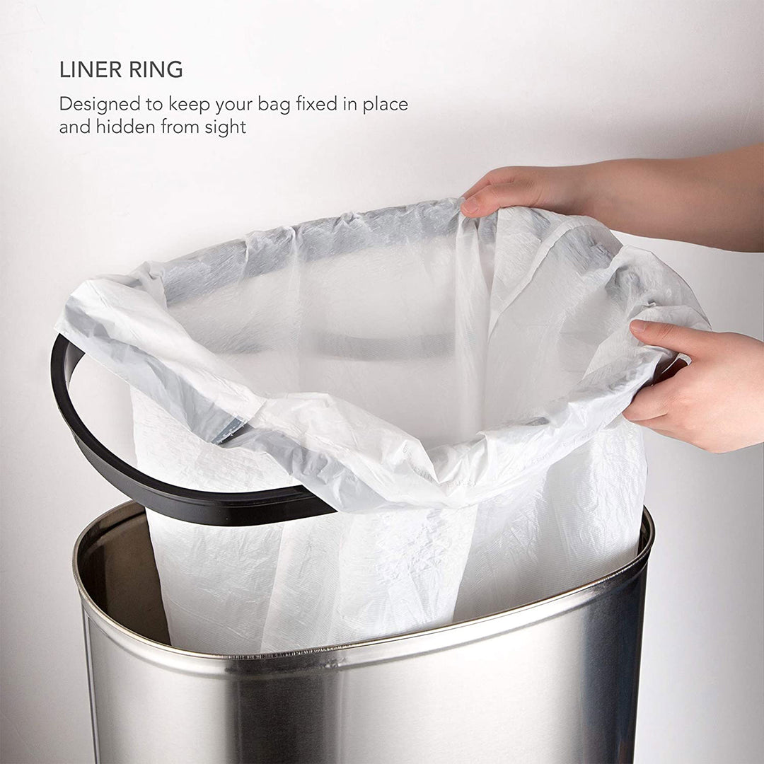 13.2 Gallon & 3.2 Gallon Dual Stainless Steel Motion Sensor Trash Cans (Used) - VMInnovations