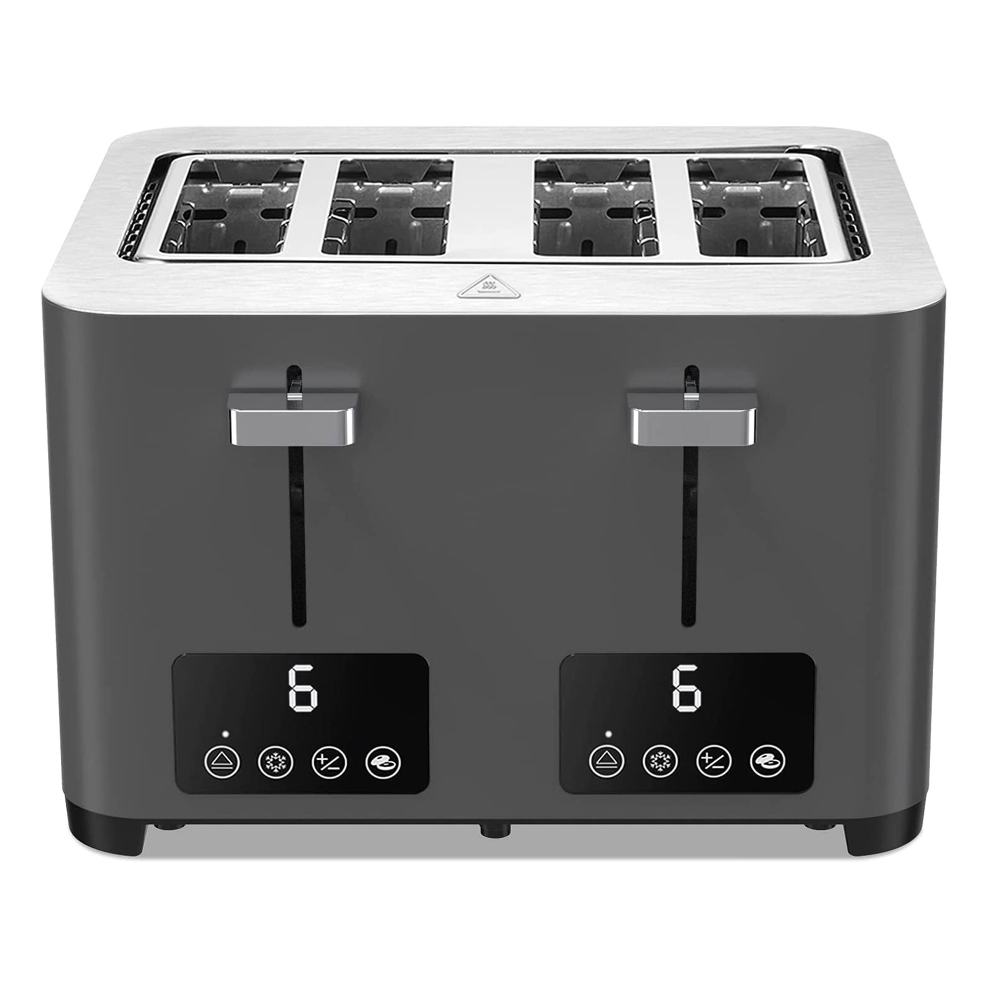 BBday 4 Slice Stainless Steel Toaster w/ Extra Wide Slot & LCD Display(Open Box)