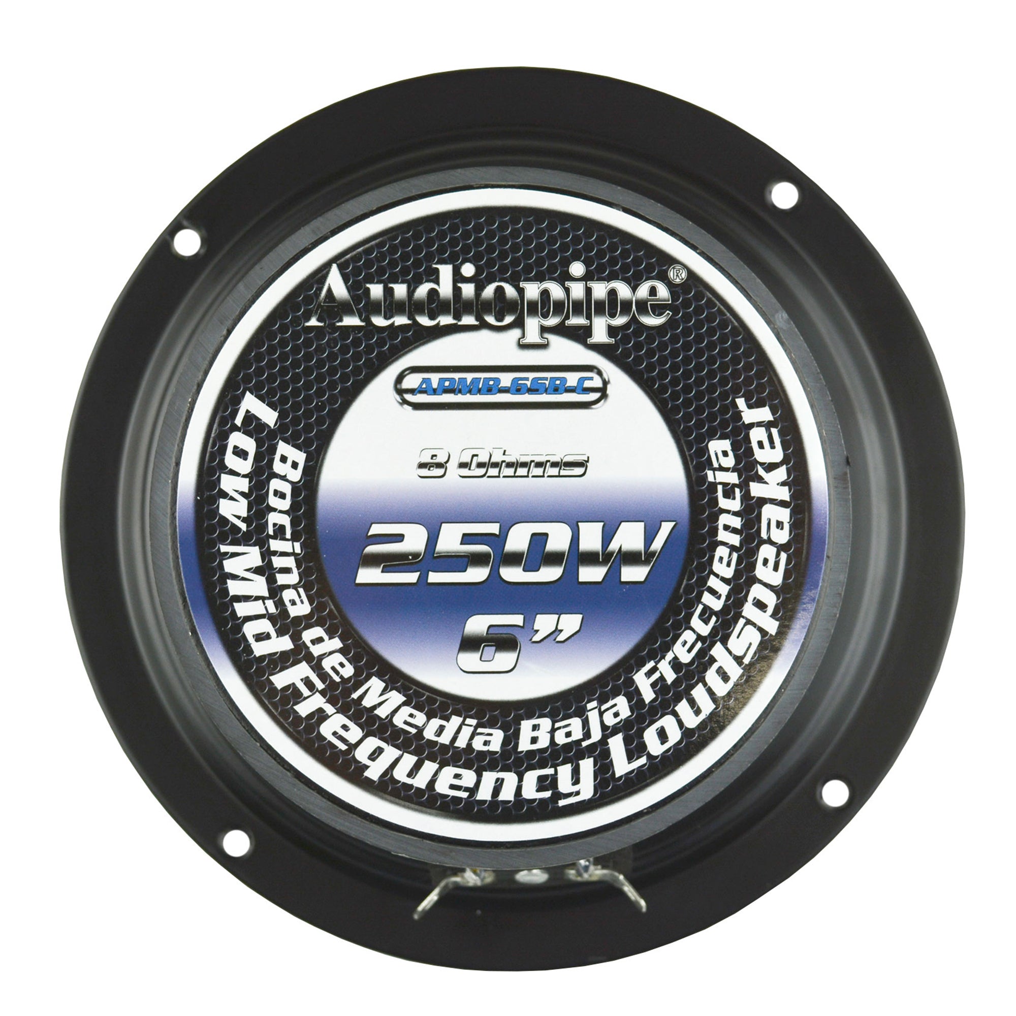 Audiopipe Class AB Amp, 6 Inch Stereo Speaker (2 Pack), and Soundstorm Wire Kit - VMInnovations