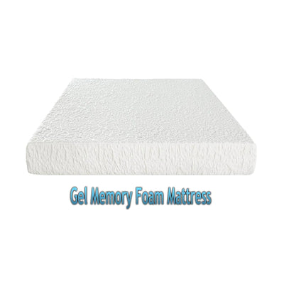Dynasty Mattress 4 Inch Gel Memory Foam Mattress for Convertible Sofa (Open Box)