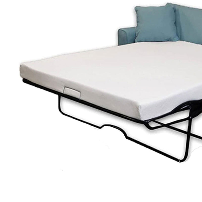 Dynasty Mattress 4" Cool Gel Memory Foam Queen Mattress for Convertible Sofa, Sofa Not Included