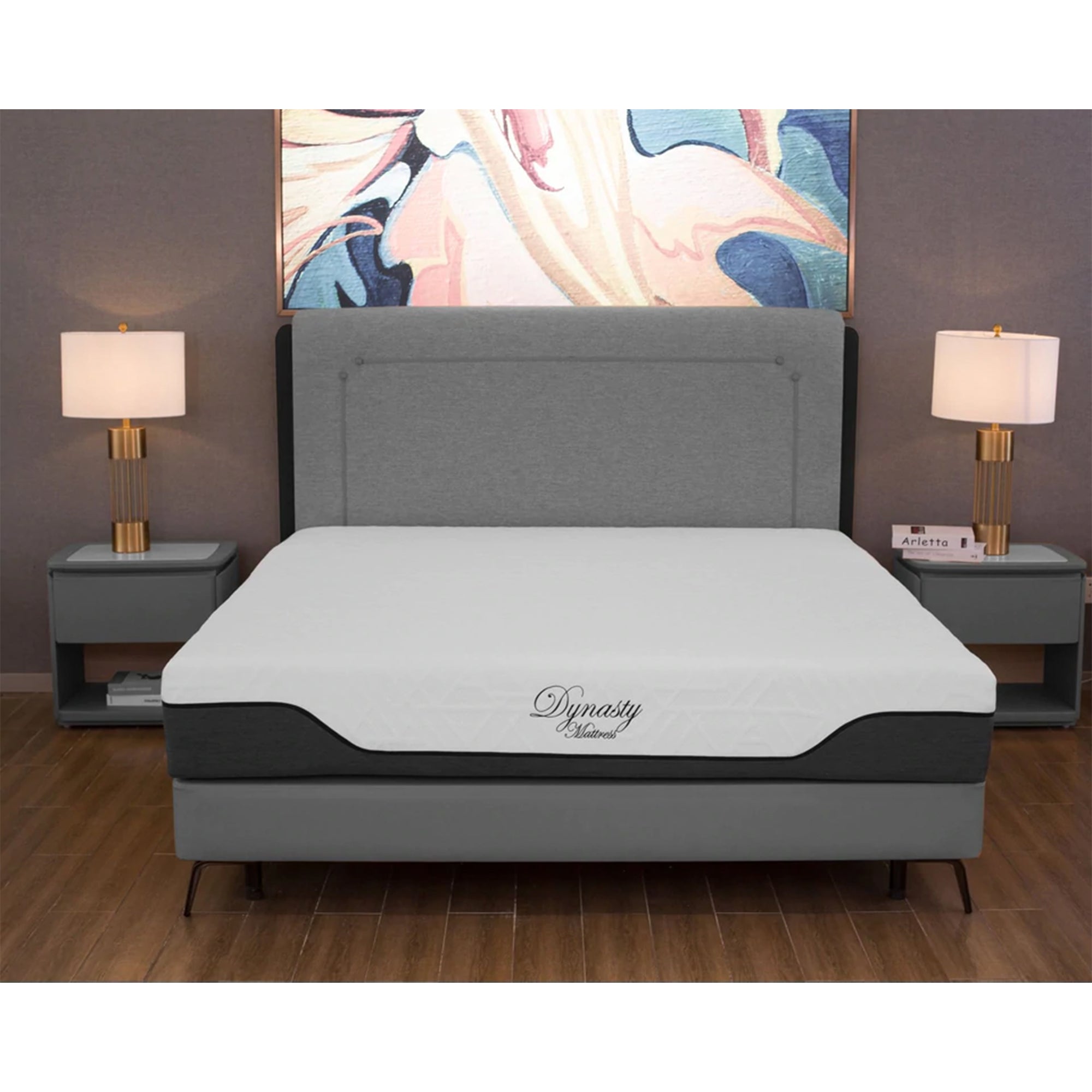 Dynasty Mattress 10 Inch CoolBreeze Gel Memory Foam RV King Mattress for Camper - VMInnovations