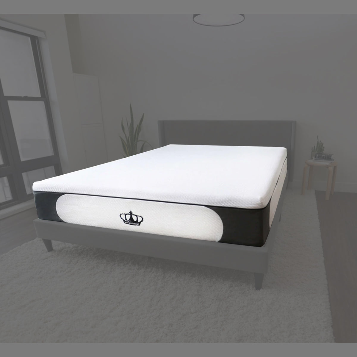 Dynasty Mattress 14.5 inch CoolBreeze Plush Gel Memory Foam Mattress (Open Box)