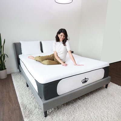 Dynasty Mattress 14.5 inch CoolBreeze Plush Gel Memory Foam Mattress (Open Box)