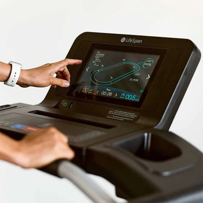 Lifespan Fitness TR5500iM Folding Treadmill w/ Charger & Speaker
