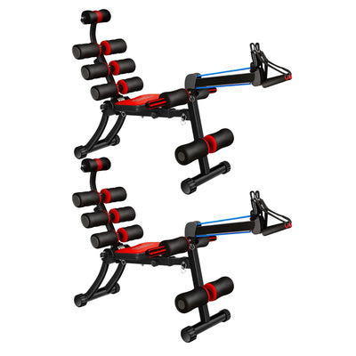 MBB 22 in 1 Wonder Master Adjustable Abdominal Workout Chair, Black (2 Pack) - VMInnovations